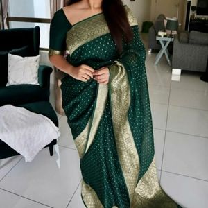 Beautiful kanjivaram jacquard saree